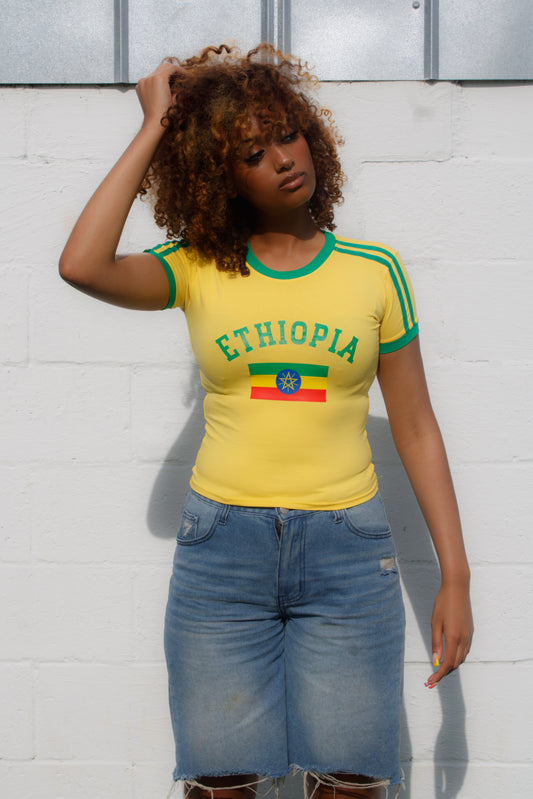 Baby tee - Yellow