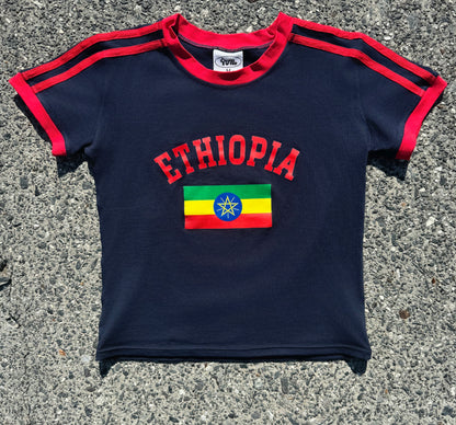 Baby tee - Navy blue