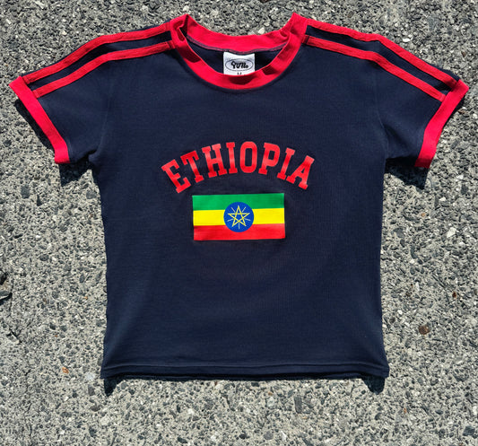 Baby tee - Navy blue